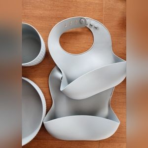 Silicone bibs and set lot